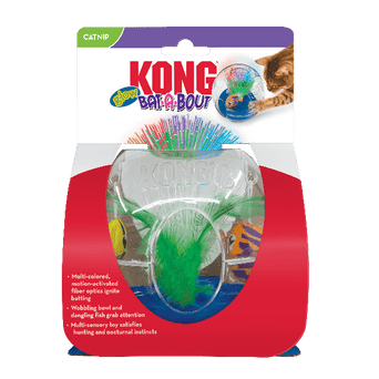 KONG KONG Bat-A-Bout Glow Aquarium Cat Toy