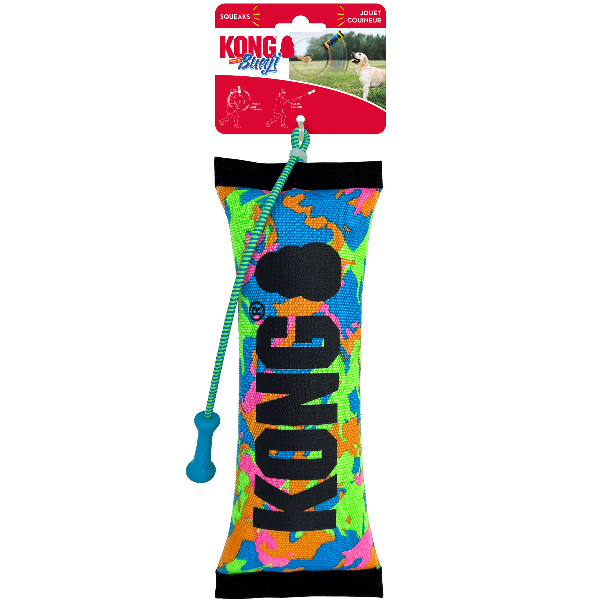 KONG KONG Bunji High-Viz Bumper Dog Toy