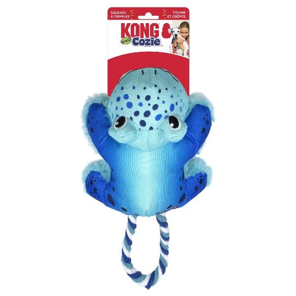 KONG KONG Cozie Tuggz Frog Dog Toy