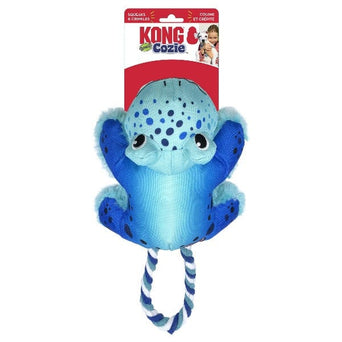 KONG KONG Cozie Tuggz Frog Dog Toy