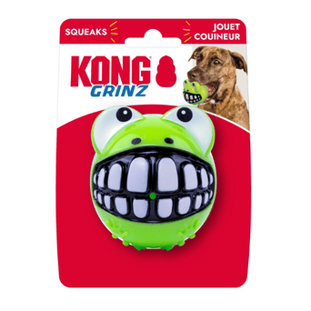 KONG KONG Grinz Frog Dog Toy