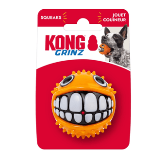 KONG KONG Grinz Puffer Fish Dog Toy