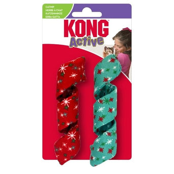 KONG KONG Holiday Cat Active Curlz Cat Toy