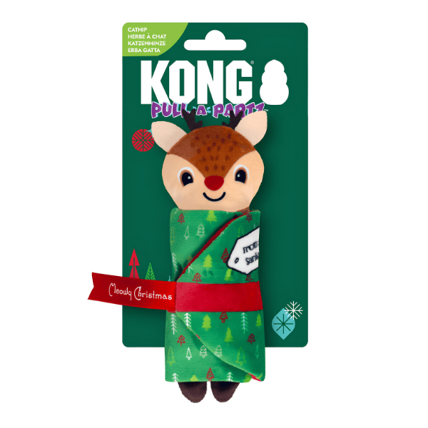 KONG KONG Holiday Pull-A-Partz Present Cat Toy