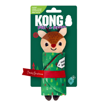 KONG KONG Holiday Pull-A-Partz Present Cat Toy