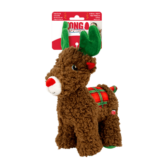 KONG KONG Holiday Sherps Reindeer Dog Toy