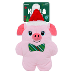 KONG KONG Holiday Snuzzles Pig Dog Toy