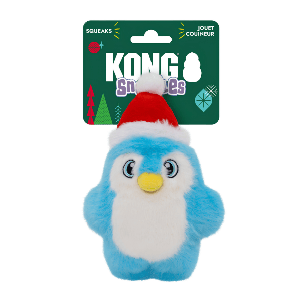 KONG KONG Holiday Snuzzles Santa Penguin Dog Toy