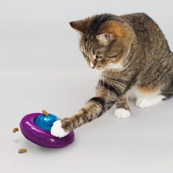 KONG KONG Infused Gyro Treat Dispensing Cat Toy