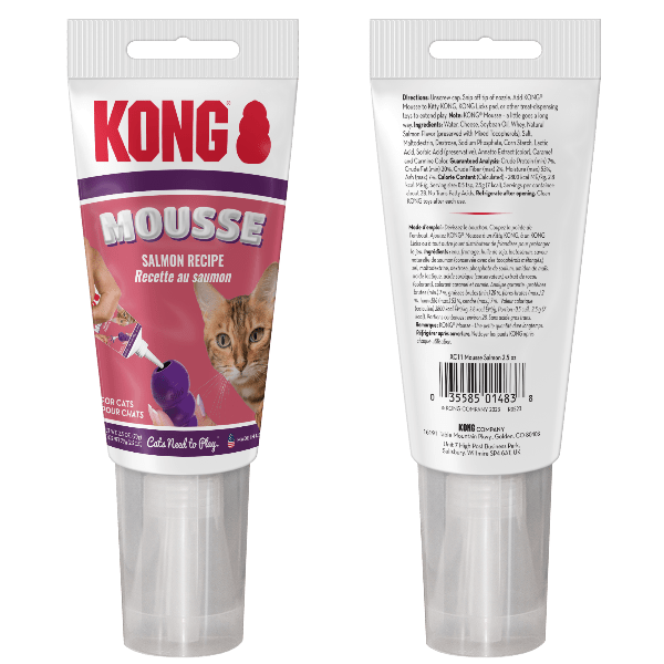 KONG KONG Mousse Salmon Treat For Cats