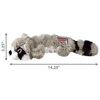 KONG KONG Scrunch Knots Racoon Dog Toy