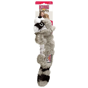 KONG KONG Scrunch Knots Racoon Dog Toy