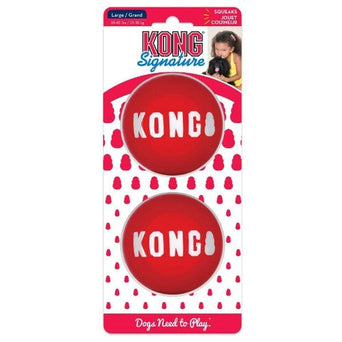 KONG KONG Signature Ball 2-Pack Dog Toy
