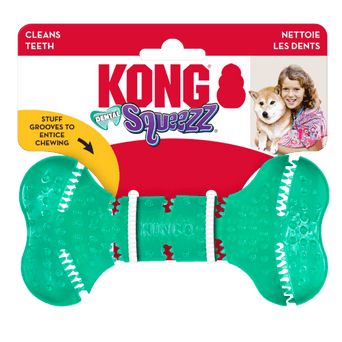 KONG KONG Squeezz Dental Bone Dog Toy