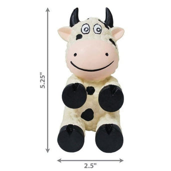 KONG KONG Wiggi Cow Dog Toy