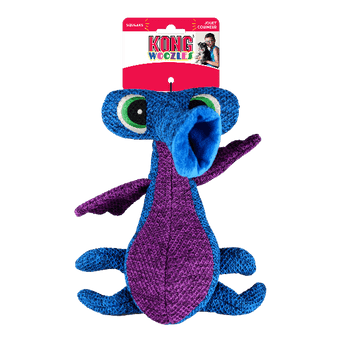 KONG KONG Woozles Blue Dog Toy