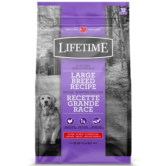 Lifetime Lifetime Large Breed Chicken Meal & Oatmeal Recipe Dry Dog Food, 11.4kg