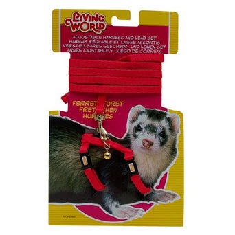 Living World Living World Adjustable Green Harness and Lead Set for Ferrets