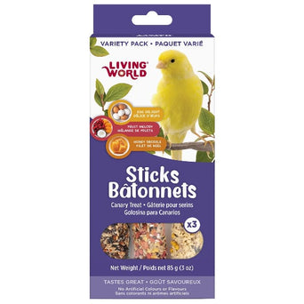 Living World Living World Canary Treat Sticks - Variety Pack