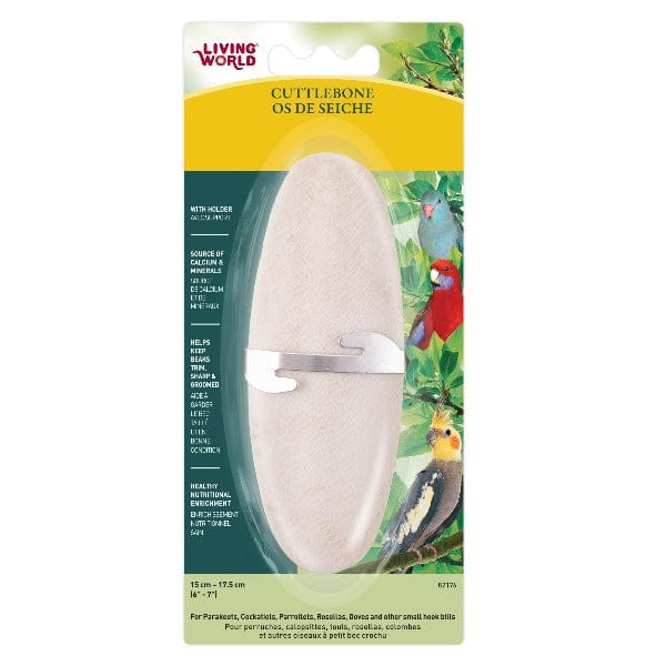 Living World Living World Cuttlebone with Holder for Birds