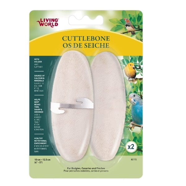Cuttebone Living World Cuttlebone with Holder for Birds – Petland Canada