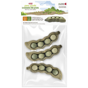 Living World Living World Edible Pea Pods Chew Toy