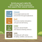 Living World Living World Edible Tree Trunk Hideout