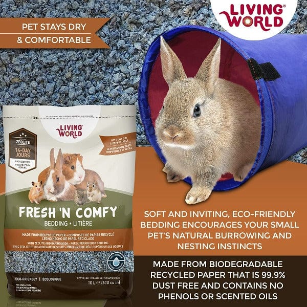 Living World Fresh 'N Comfy Bedding for Small Animals; Blue