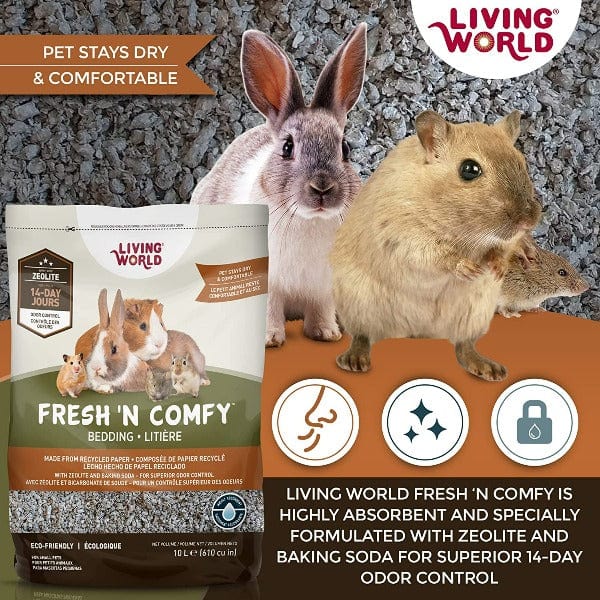 Living World Fresh N Comfy Bedding for Small Animals Tan Petland Canada