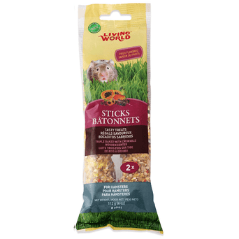 Living World Living World Fruit Flavour Hamster Treat Sticks