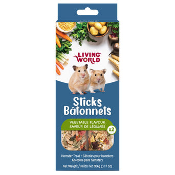 Living World Living World Hamster Treat Sticks - Vegetable Flavour