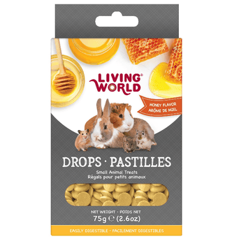 Living World Living World Honey Flavour Drops Small Animal Treats