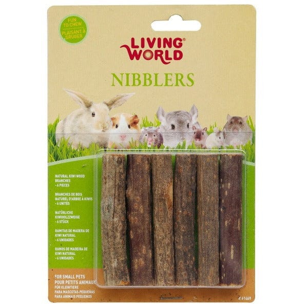 Living World Living World Nibblers Kiwi Sticks Wood Chews for Small Animals