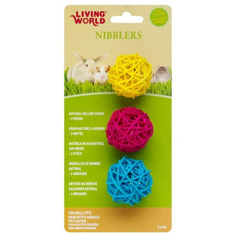 Living World Living World Nibblers Willow Chew Balls for Small Animals