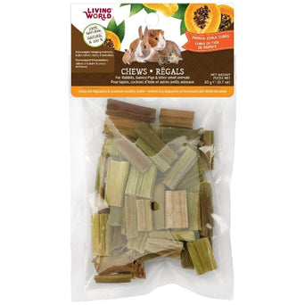 Living World Living World Papaya Stalk Cubes Chews for Small Animals