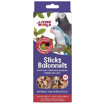 Living World Living World Parrot Treat Sticks - Fruit Melody