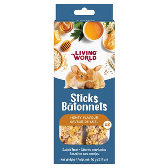 Living World Living World Rabbit Treat Sticks - Honey Flavour