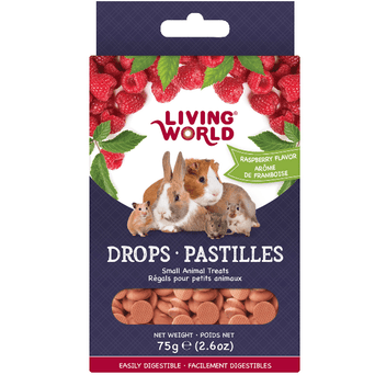 Living World Living World Raspberry Flavour Drops Small Animal Treats