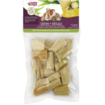 Living World Living World Sugarcane Stalk Cubes Chews for Small Animals