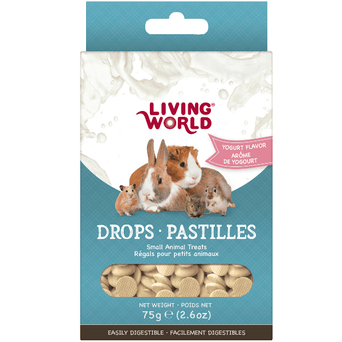 Living World Living World Yogurt Flavour Drops Small Animal Treats