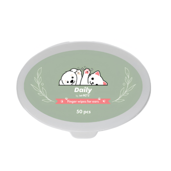 M-PETS M-PETS Daily Double-sided Finger Wipes for Ears
