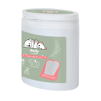 M-PETS M-PETS Daily Double-sided Finger Wipes for Ears