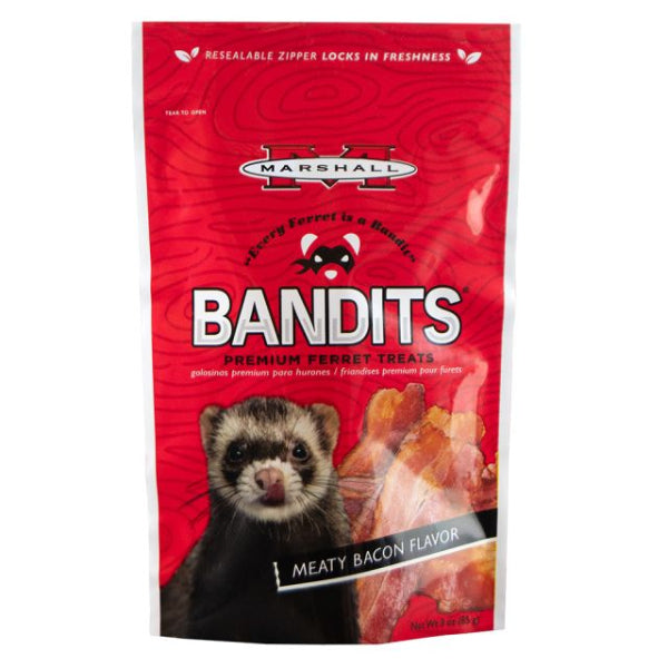 Marshall Pet Products Marshall Bandits Bacon Flavour Premium Ferret Treats
