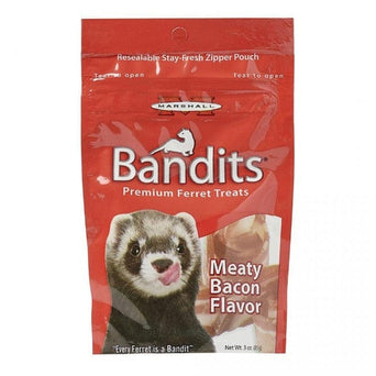Marshall Pet Products Marshall Bandits Bacon Flavour Premium Ferret Treats