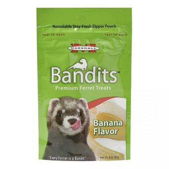 Marshall Pet Products Marshall Bandits Banana Flavour Premium Ferret Treats