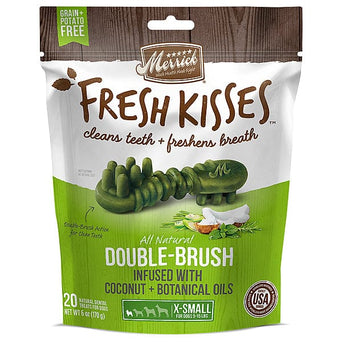 Merrick Merrick Fresh Kisses Coconut + Botanical Oils Dental Chew for Dogs