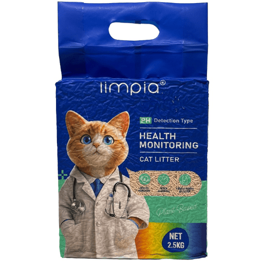 Limpia Health Monitoring Cat Litter; Plant Based