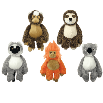 Multipet Multipet Bark Buddy Animals Assorted Dog Toy