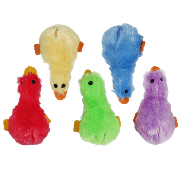 Duck Toy Hartz Tiny Dog Jungle Plush Dog Toy, Assorted, Ea