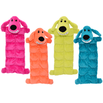 Multipet Multipet Loofa Dog Squeaker Mat Assorted Dog Toy